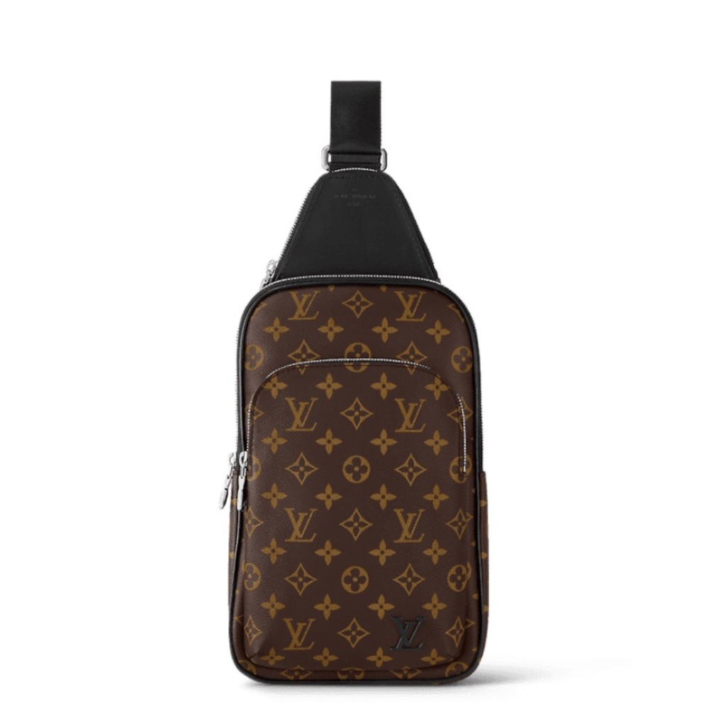 Designer Inspired Brown and Black Belt Bag